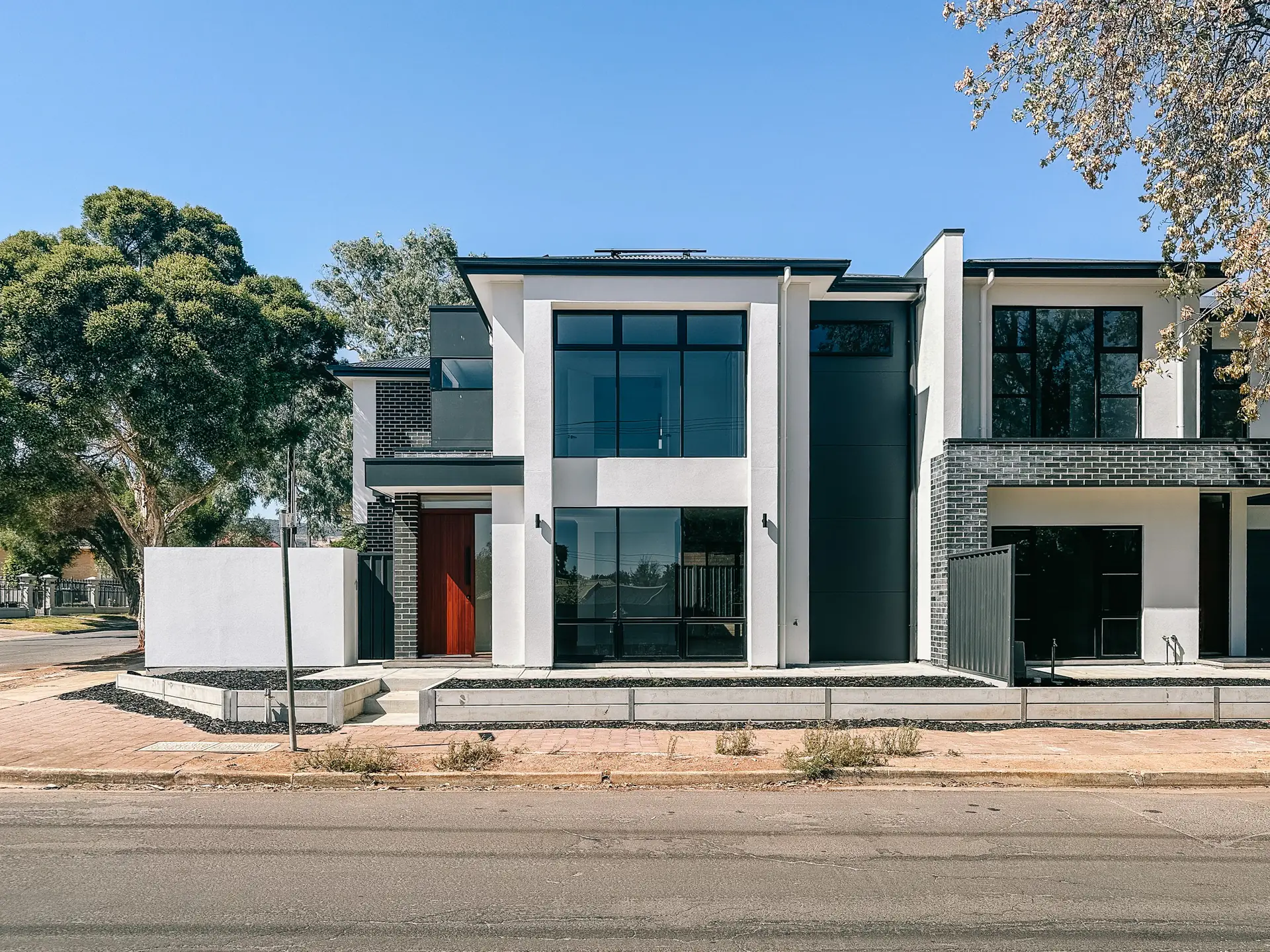A modern brick and render home on Colton Avenue in Magill.