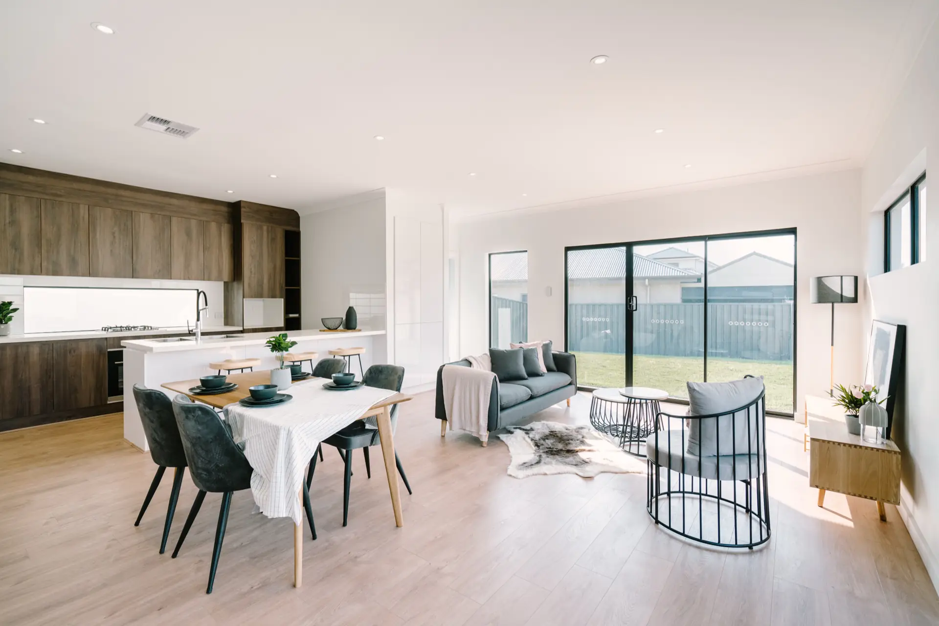 Limbert Avenue Seacombe Gardens open-plan kitchen, dining and living area.